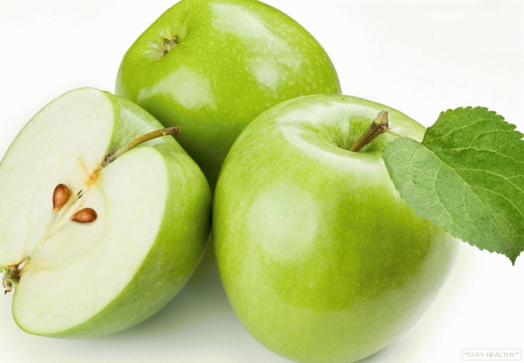 Calorias de una manzana verde